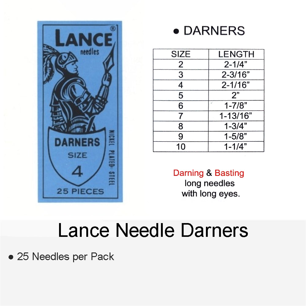 DARNING NEEDLE WITH LATCH HOOK EYE – SIL THREAD INC.