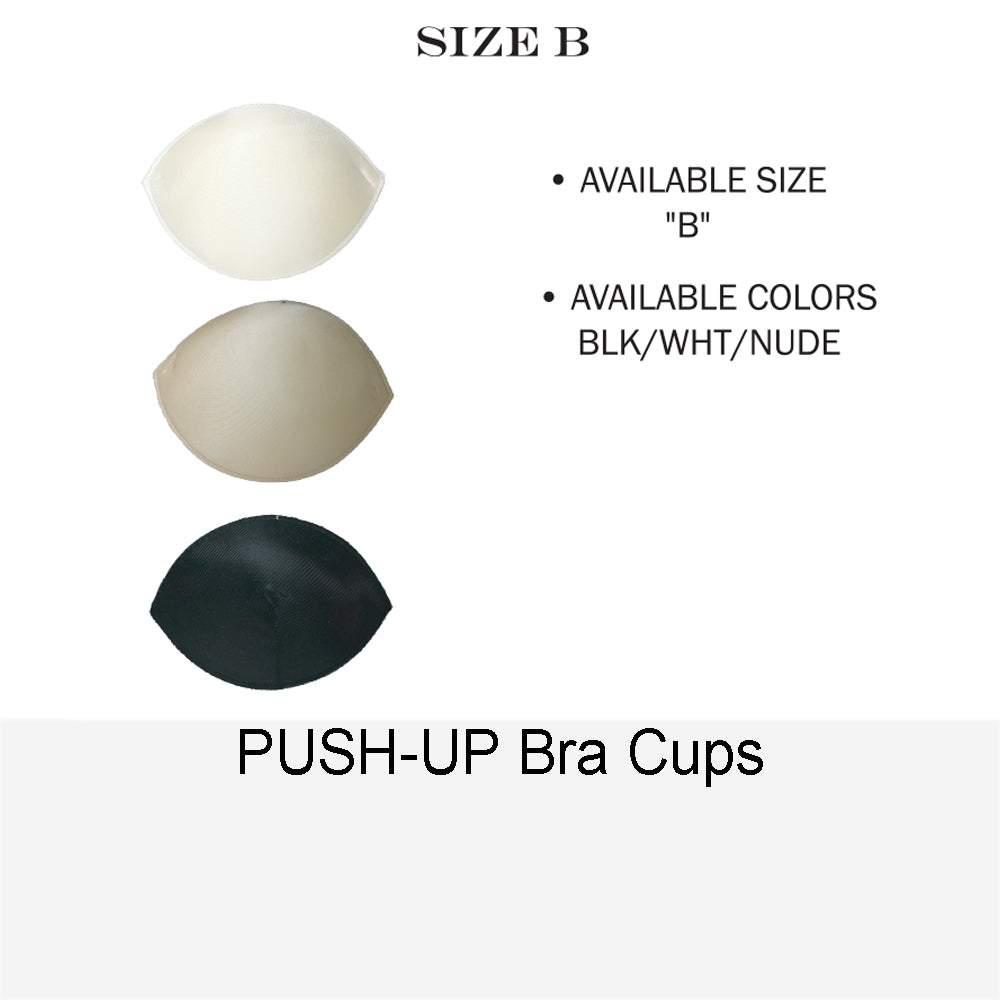 Dritz Push-Up Bra Cups, White