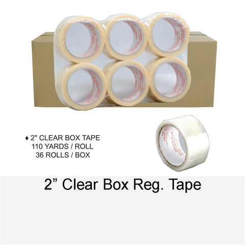 BOX TAPE CLEAR REG. 2
