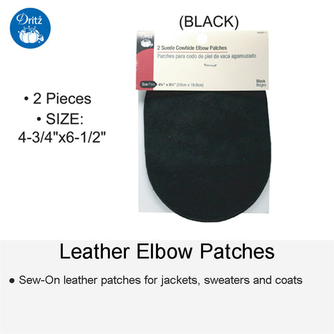 LEATHER PATCH BLACK