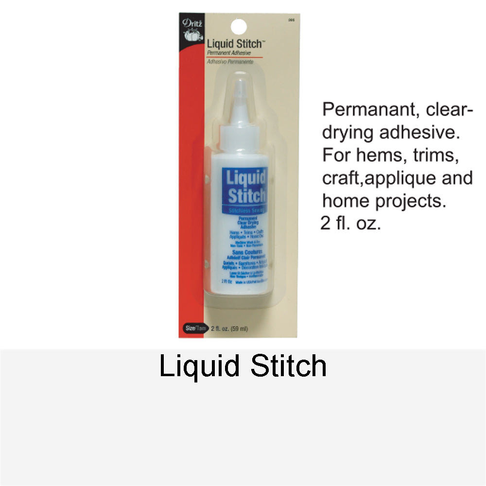 Liquid Stitch Permanent Fabric Adhesive