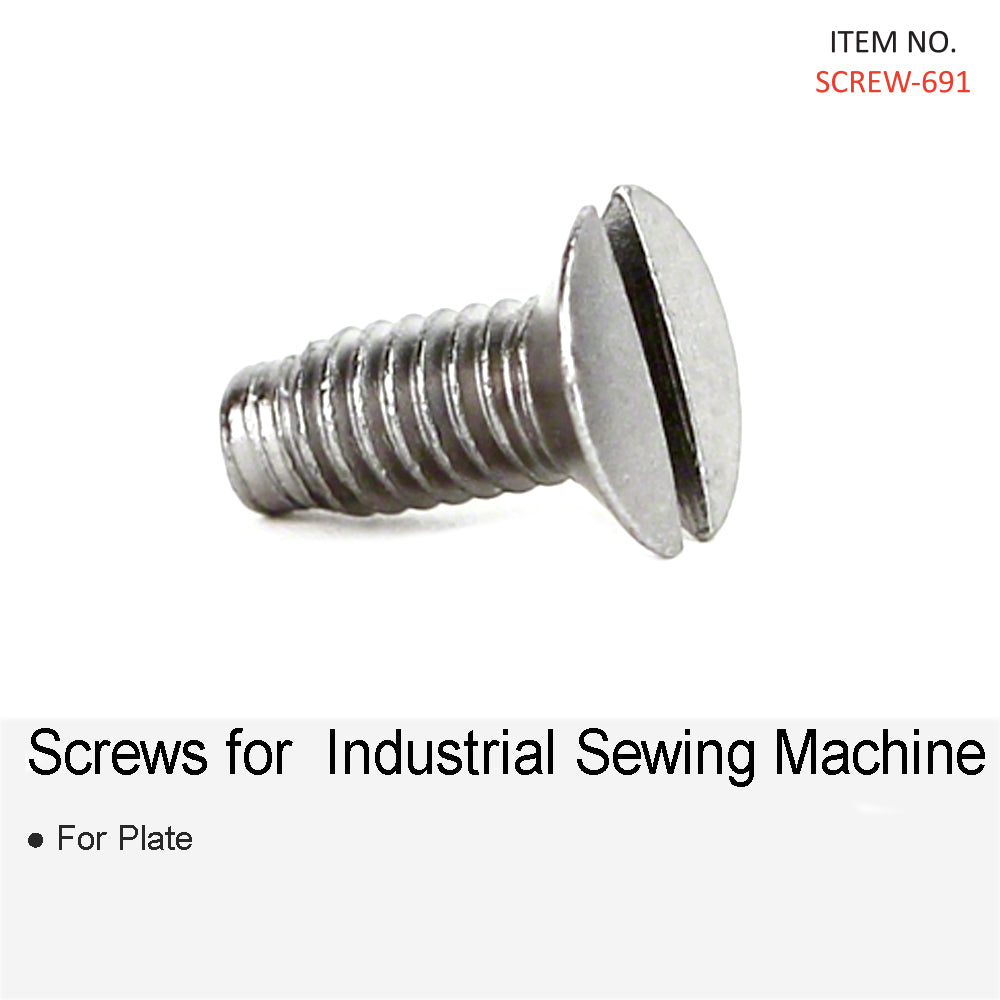 TOPINCN Industrial Sewing Machine Screw Kit - Multiple Metal Fasteners With Storage Box For Easy Replacement