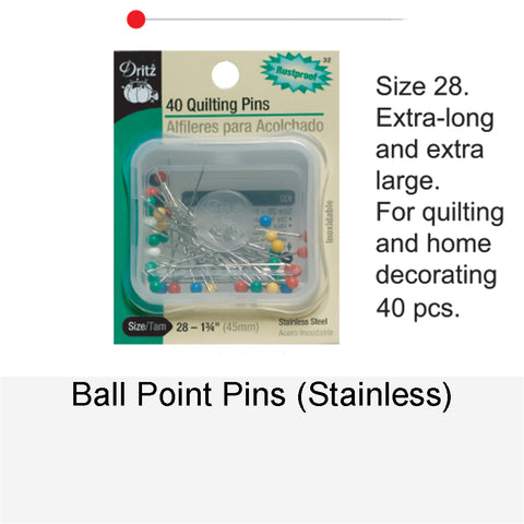 BALL POINT STAINLESS PINS