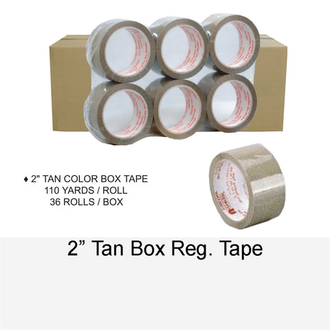 BOX TAPE TAN REG. 2