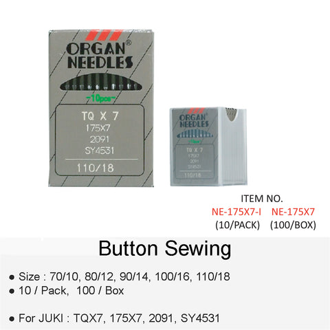 BUTTON SEWING