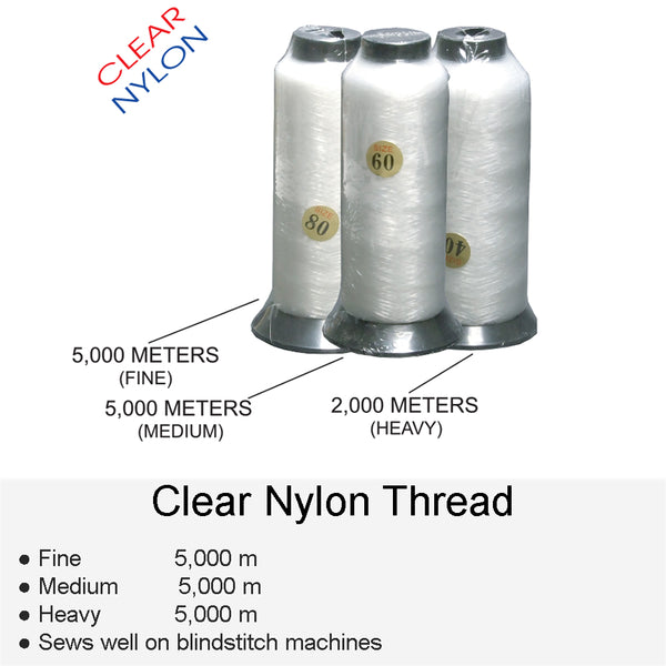 CLEAR NYLON – SIL THREAD INC.