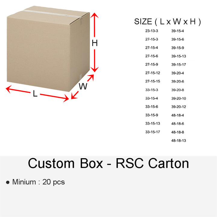 CUSTOM BOX RSC CARTON – SIL THREAD INC.