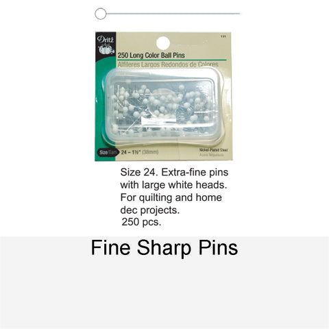 FINE SHARP PINS 24
