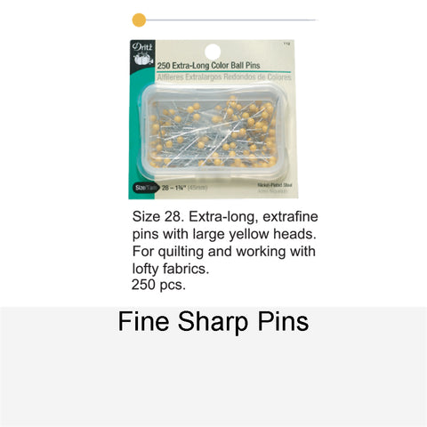 FINE SHARP PINS 28