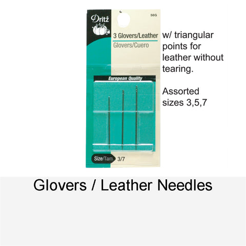 GLOVER-LEATHER NEEDLES