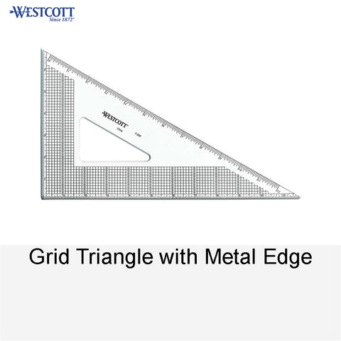 GRID TRIANGLE WITH METAL EDGE