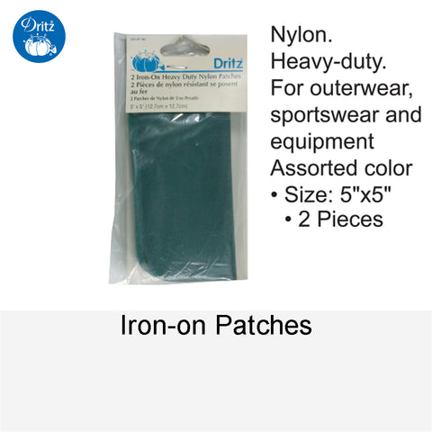 IRON-ON PATCHES NYLON ASSORTED