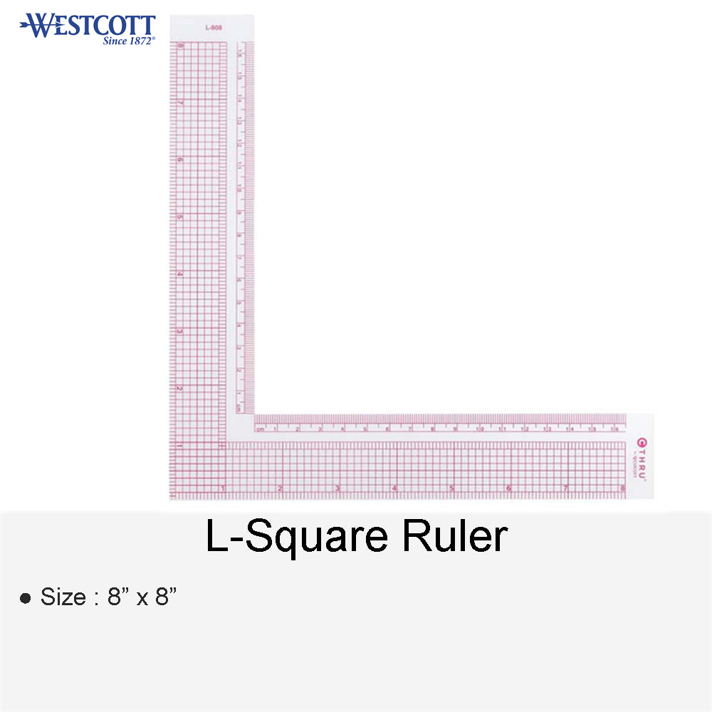 L Square Ruler Short L-SQUARE RULER – SIL THREAD INC.