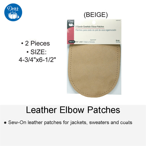 LEATHER PATCH BEIGE