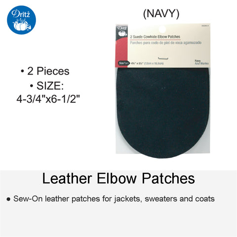 LEATHER PATCH NAVY