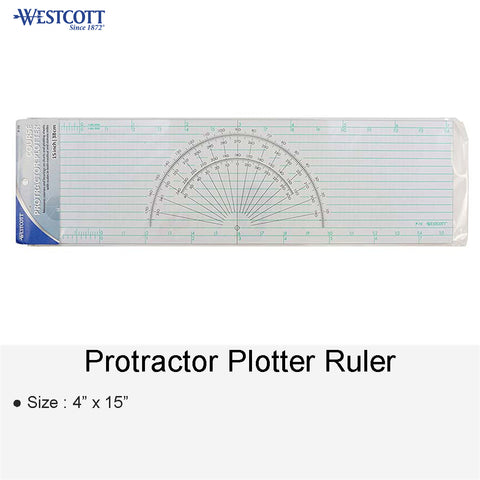 PROTRACTOR PLOTTER RULER
