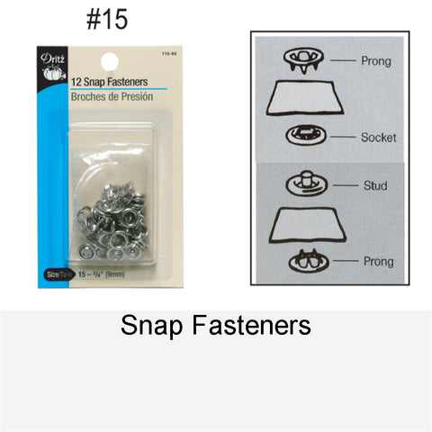 SNAP FASTENERS 15