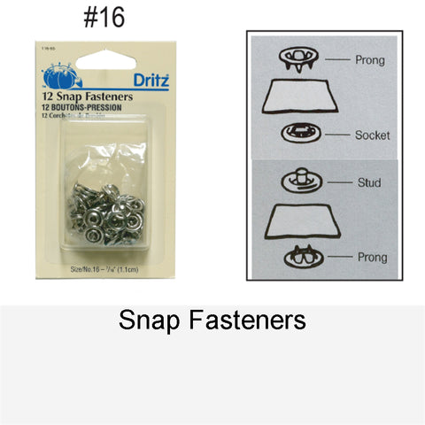 SNAP FASTENERS 16