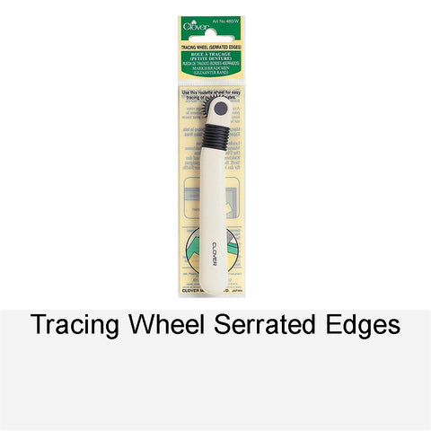Clover Tracing Wheel - Serrated Edge